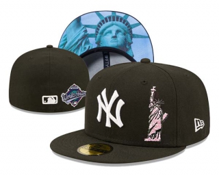 MLB New York Yankees New Era Black 59FIFTY Fitted Hat 3008