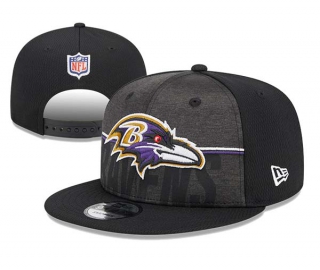 NFL Baltimore Ravens New Era Black 2023 NFL Training Camp 9FIFTY Snapback Hat 3044