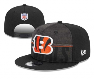 NFL Cincinnati Bengals New Era Black 2023 NFL Training Camp 9FIFTY Snapback Hat 3022