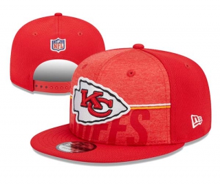 NFL Kansas City Chiefs New Era Red 2023 NFL Training Camp 9FIFTY Snapback Hat 3068