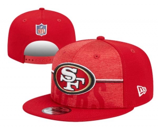 NFL San Francisco 49ers New Era Red 2023 NFL Training Camp 9FIFTY Snapback Hat 3057