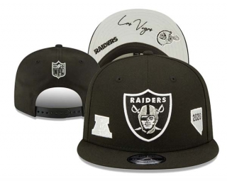 NFL Las Vegas Raiders New Era Black AFC Identity 9FIFTY Snapback Hat 3065