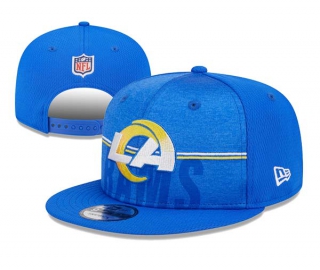 NFL Los Angeles Rams New Era Blue 2023 NFL Training Camp 9FIFTY Snapback Hat 3034