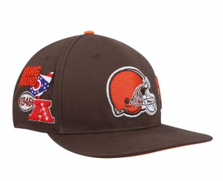 NFL Cleveland Browns Pro Standard Brown Dawg Pound Snapback Hat 2027