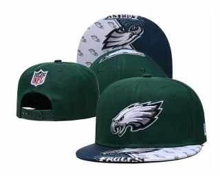 NFL Philadelphia Eagles New Era Green White 9FIFTY Snapback Hat 6033