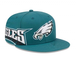 NFL Philadelphia Eagles New Era Midnight Green 9FIFTY Snapback Hat 2008