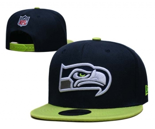 NFL Seattle Seahawks New Era Navy Neon Green 9FIFTY Snapback Hat 6022