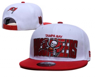 NFL Tampa Bay Buccaneers New Era White Red 2023 NFL Draft 9FIFTY Snapback Hat 6033