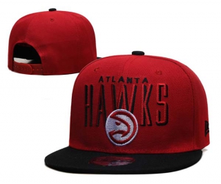NBA Atlanta Hawks New Era Sport Night Red Black 9FIFTY Snapback Hat 6001