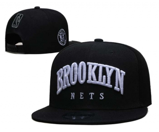 NBA Brooklyn Nets New Era Sport Night Wordmark Black 9FIFTY Snapback Hat 6013