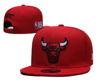 NBA Chicago Bulls New Era Red 9FIFTY Snapback Hat 6068