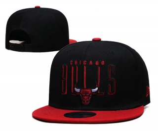 NBA Chicago Bulls New Era Sport Night Black Red 9FIFTY Snapback Hat 6070