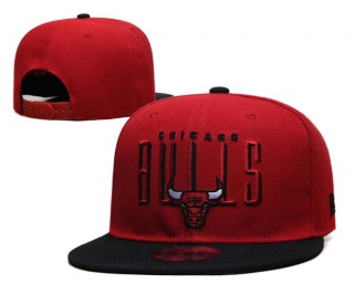 NBA Chicago Bulls New Era Sport Night Red Black 9FIFTY Snapback Hat 6071