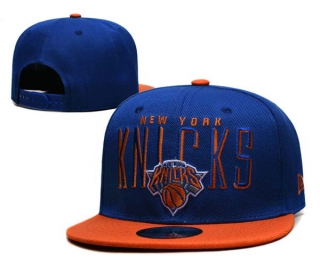 NBA New York Knicks New Era Sport Night Royal Orange 9FIFTY Snapback Hat 6019