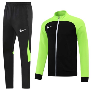 Men's Nike Athletic Full Zip Jacket Sweatsuits Black Neon Green (2)