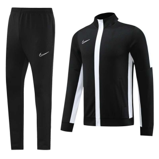 Men's Nike Athletic Full Zip Jacket Sweatsuits Black White (1)