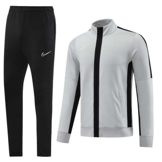 Men's Nike Athletic Full Zip Jacket Sweatsuits Gray Black (2)