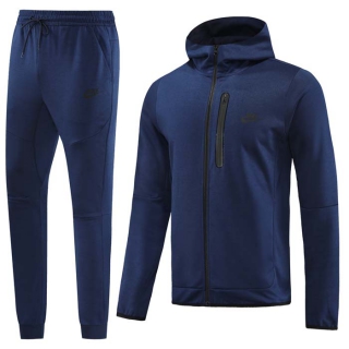 Men's Nike Athletic Full Zip Jacket Hoodie Sweatsuits Navy
