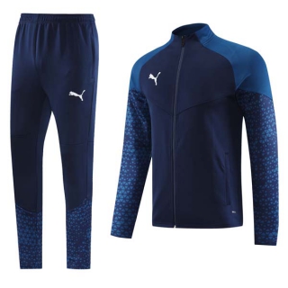 Men's Puma Athletic Full Zip Jacket Sweatsuits Navy (2)