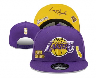 NBA Los Angeles Lakers New Era Purple 9FIFTY Snapback Hat 3102