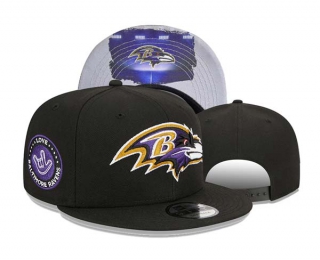 NFL Baltimore Ravens New Era Black The NFL ASL Collection by Love Sign Side Patch 9FIFTY Snapback Hat 3045