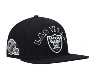 NFL Las Vegas Raiders New Era Black 9FIFTY Snapback Hat 2107