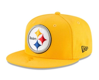 NFL Pittsburgh Steelers New Era Gold Omaha 9FIFTY Snapback Hat 2043