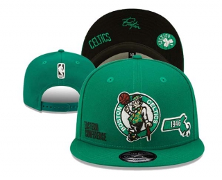 NBA Boston Celtics New Era Kelly Green Identity 9FIFTY Snapback Hat 3032