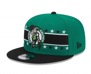 NBA Boston Celtics New Era Kelly Green Banded Stars 9FIFTY Snapback Hat 2035