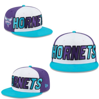 NBA Charlotte Hornets New Era White Teal Back Half 9FIFTY Snapback Hat 2020