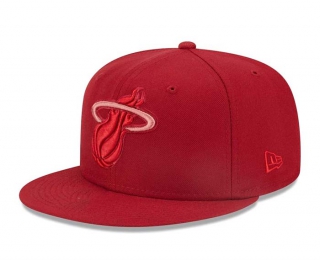NBA Miami Heat New Era Red 9FIFTY Snapback Hat 2029