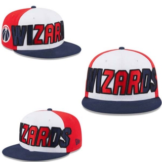 NBA Washington Wizards New Era White Navy Back Half 9FIFTY Snapback Hat 2012