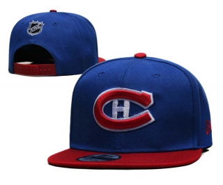 NHL Montreal Canadiens New Era Royal Red 9FIFTY Snapback Hat 2002
