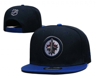 NHL Winnipeg Jets New Era Navy Blue 9FIFTY Snapback Hat 2001