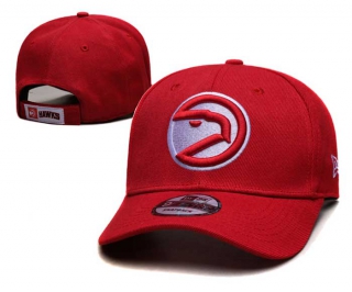Wholesale NBA Atlanta Hawks New Era Red Curved Brim Embroidered 9FIFTY Snapback Hats 2016