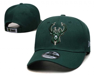 Wholesale NBA Milwaukee Bucks New Era Hunter Green Curved Brim Embroidered 9FIFTY Snapback Hats 2019