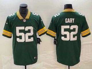 Men's Green Bay Packers #52 Rashan Gary Green Vapor Untouchable Football Stitched Jersey
