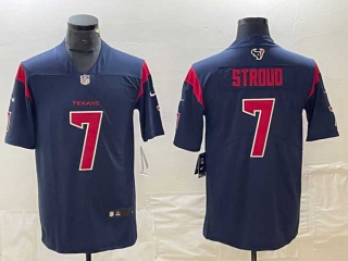 Men's Houston Texans #7 C.J. Stroud Navy Blue New 2019 Color Rush Stitched NFL Nike Limited Jersey