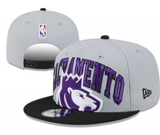 NBA Sacramento Kings New Era Gray Black Tip-Off Two-Tone 9FIFTY Snapback Hat 3012