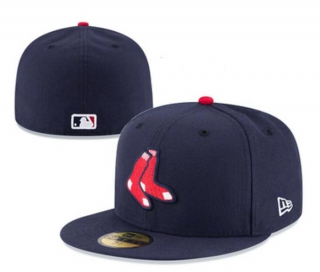 Wholesale MLB Boston Red Sox New Era Sox logo Navy 59FIFTY Fitted Hat 0511