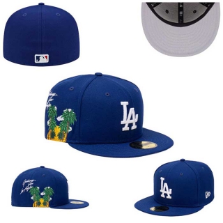 Wholesale MLB Los Angeles Dodgers New Era Royal City Inspired Cloud 59FIFTY Fitted Hat 0529