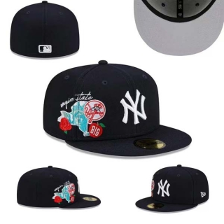 Wholesale MLB New York Yankees New Era Navy City Cluster 59FIFTY Fitted Hat 0516