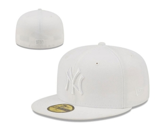 Wholesale MLB New York Yankees New Era White 59FIFTY Fitted Hat 0520