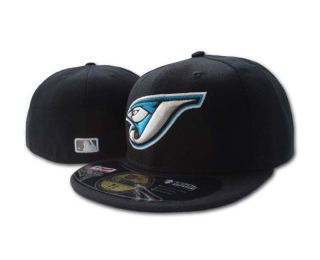 Wholesale MLB Toronto Blue Jays New Era Black Retro 59FIFTY Fitted Hat 0505