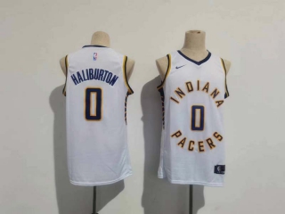 Men's NBA Indiana Pacers #0 Tyrese Haliburton Nike White Stitched Basketball Jersey