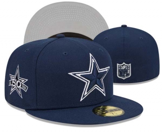 NFL Dallas Cowboys New Era Navy 50th Anniversary 59FIFTY Fitted Hat 3005