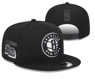 NBA Brooklyn Nets New Era Black Est. 12 Rally Drive 9FIFTY Snapback Hat 3035