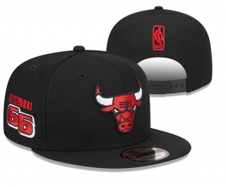 NBA Chicago Bulls New Era Black Est. 66 Rally Drive 9FIFTY Snapback Hat 3067