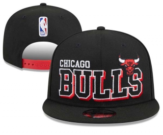 NBA Chicago Bulls New Era Black Gameday 9FIFTY Snapback Hat 3068