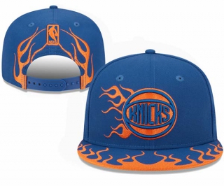NBA New York Knicks New Era Royal Orange Rally Drive Flames 9FIFTY Snapback Hat 3026